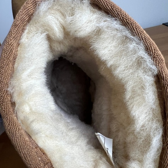 Koolaburra‎ by UGG Classic Tall Boots Chestnut Suede Sheepskin Lined Size 8 - Picture 6 of 8